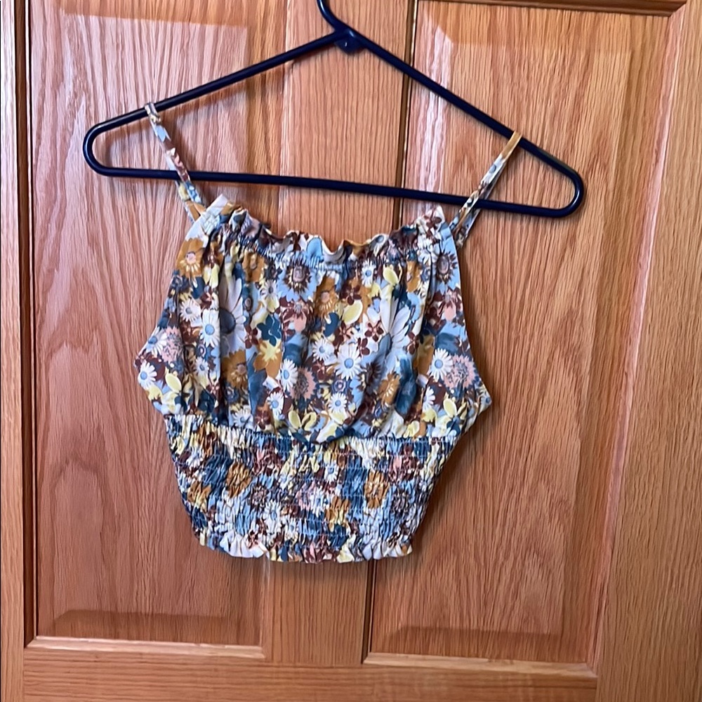 Floral Smocked Women's Top